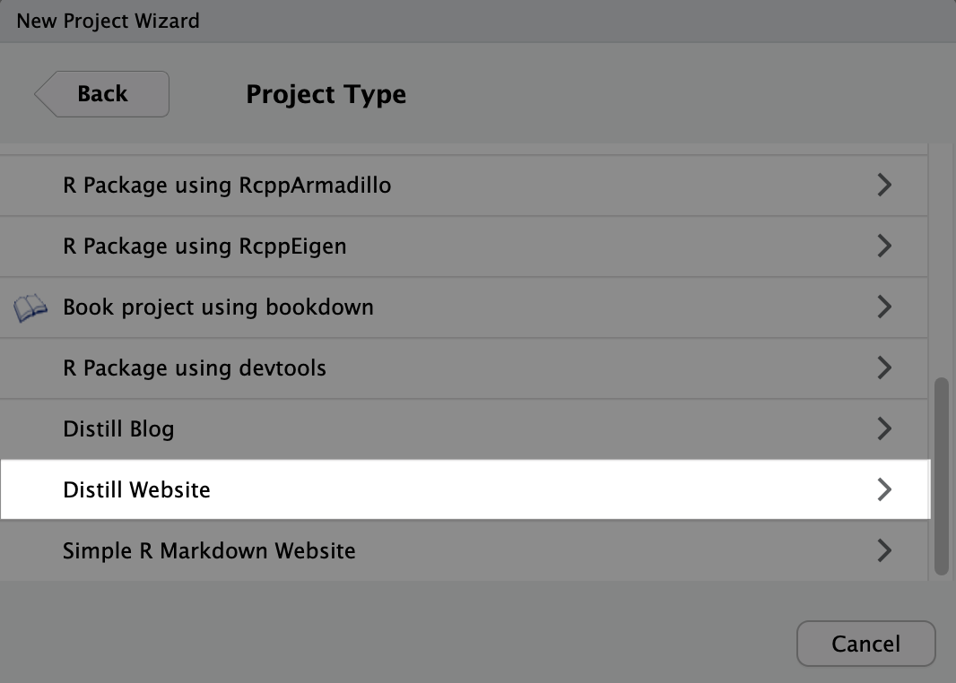 Giving your distill website a name