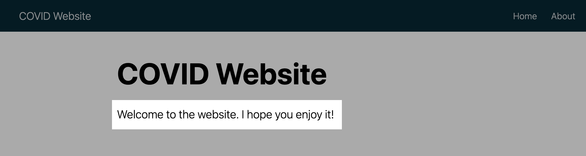 The default website description